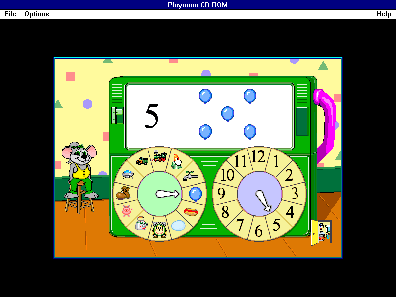 Illustration for article titled Broderbund's The Playroom CD-ROM